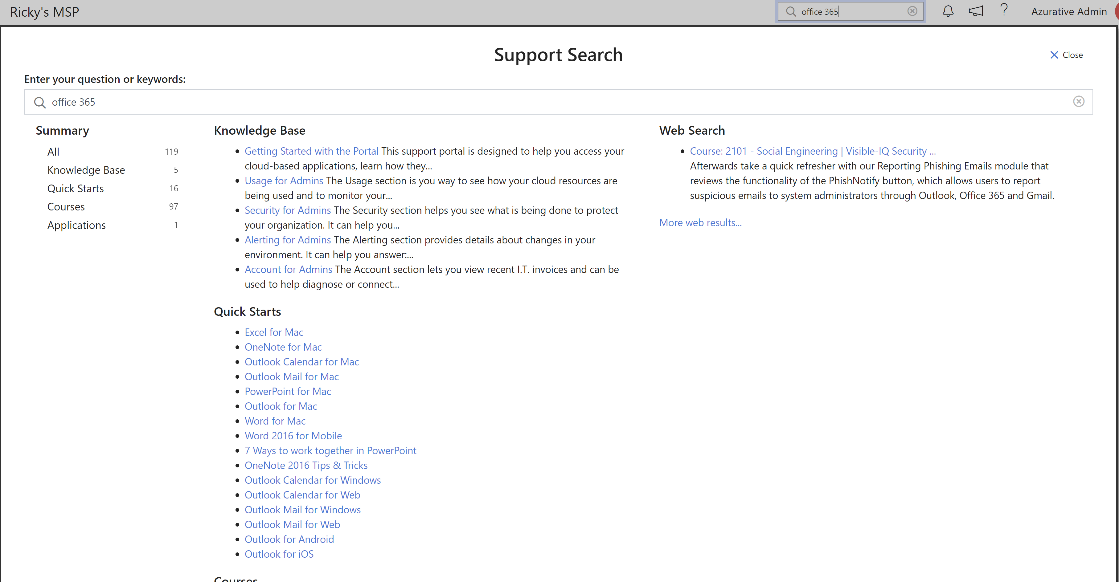 Configuring Global Search (Fastpath) – CloudRadial